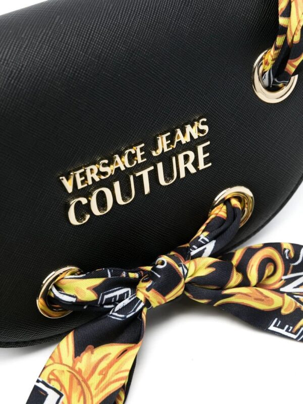 Versace Jeans Couture  baroque-print detail shoulder bag - Image 4