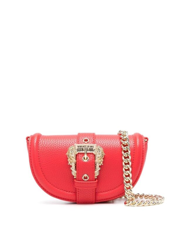 Versace Jeans Couture baroque buckle-detail shoulder bag