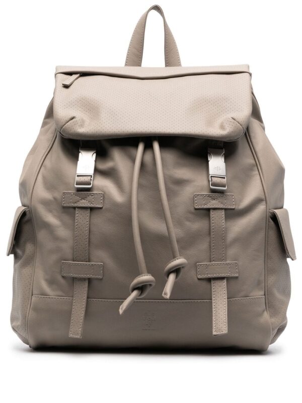 Louis Vuitton leather buckle-fastening backpack