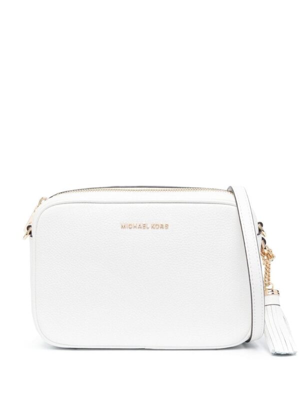 Michael Kors logo-plaque zip-up satchel bag