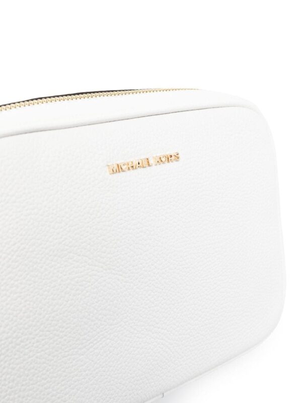 Michael Kors logo-plaque zip-up satchel bag - Image 4