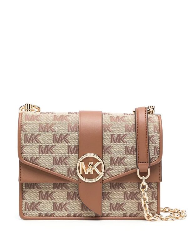 Michael Michael Kors  logo jacquard crossbody bag