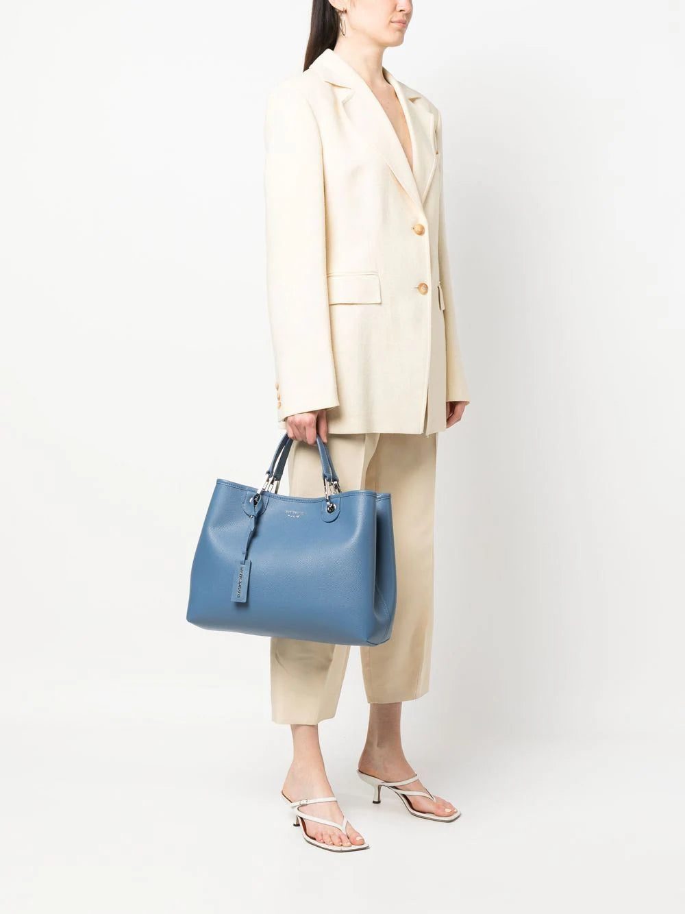 Emporio Armani medium MyEA deer-print tote bag - Image 2