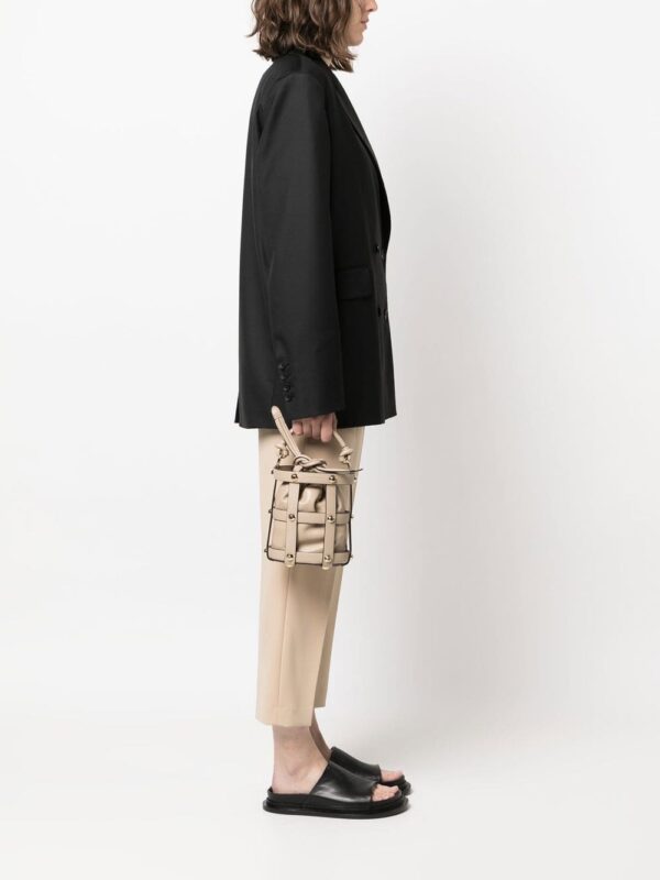 Ferragamo drawstring leather bucket bag - Image 2
