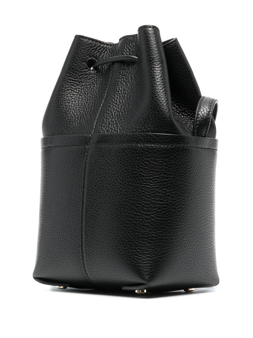 Ferragamo logo-plaque leather bucket bag - Image 3