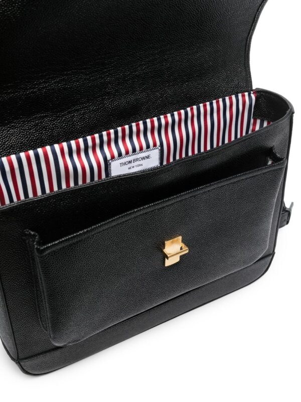 Thom Browne pebble grain leather school backpack - Image 5