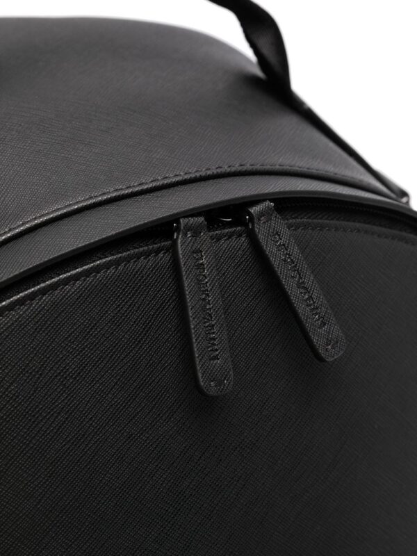 Emporio Armani embossed-logo backpack - Image 3