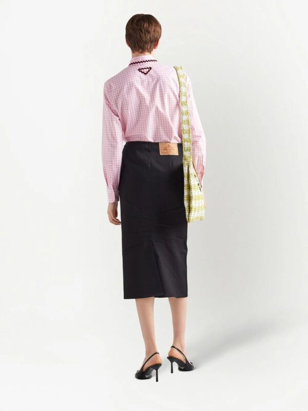 Prada  gingham check-pattern shirt - Image 3