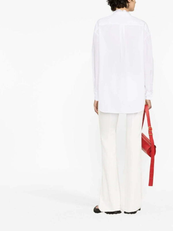 Alexander McQueen  ruffled cotton shirt - Image 3