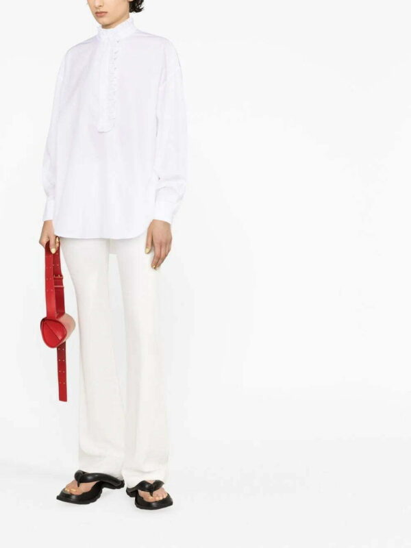 Alexander McQueen  ruffled cotton shirt - Image 2
