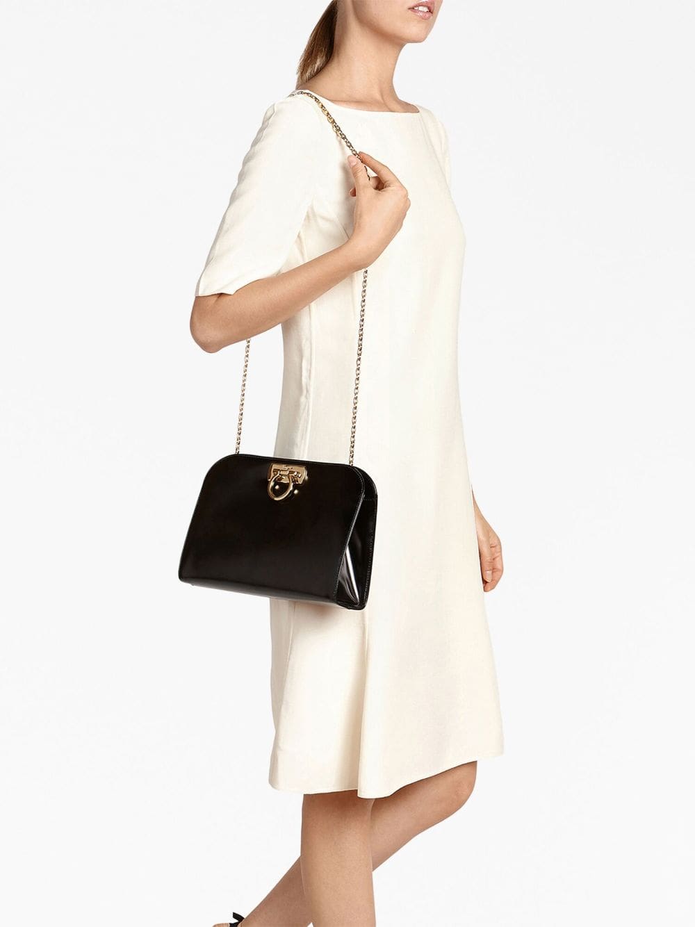 Ferragamo Diana leather clutch - Image 3