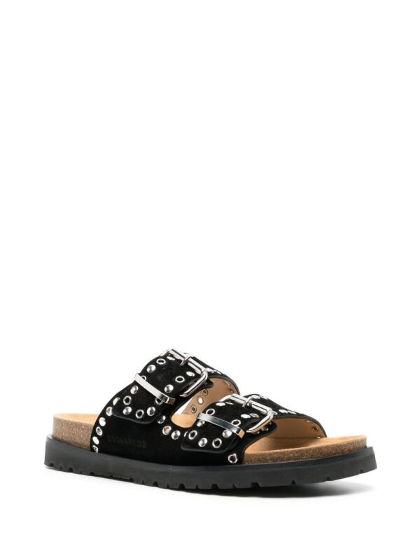 Dsquared2 double-buckle suede sandals - Image 3