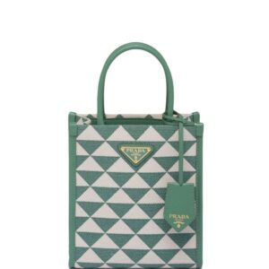 Prada Symbole embroidered mini bag