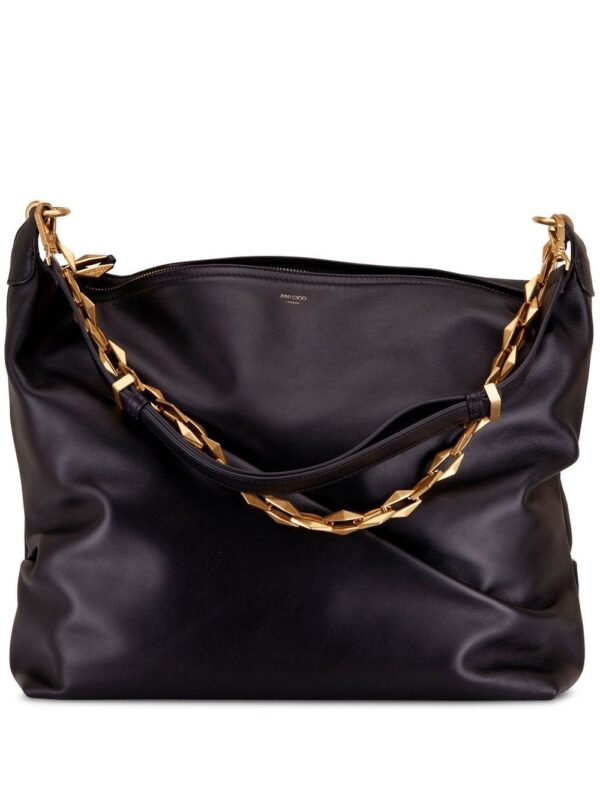 Jimmy Choo chain-strap leather crossbody bag