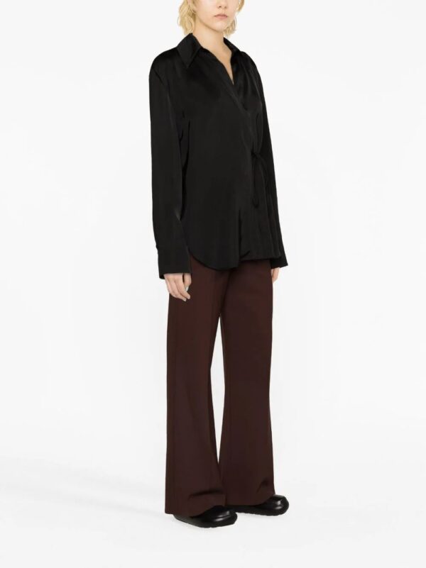 Jil Sander  tie-fastening wrap shirt - Image 3