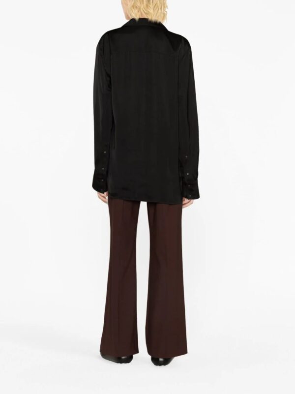 Jil Sander  tie-fastening wrap shirt - Image 4