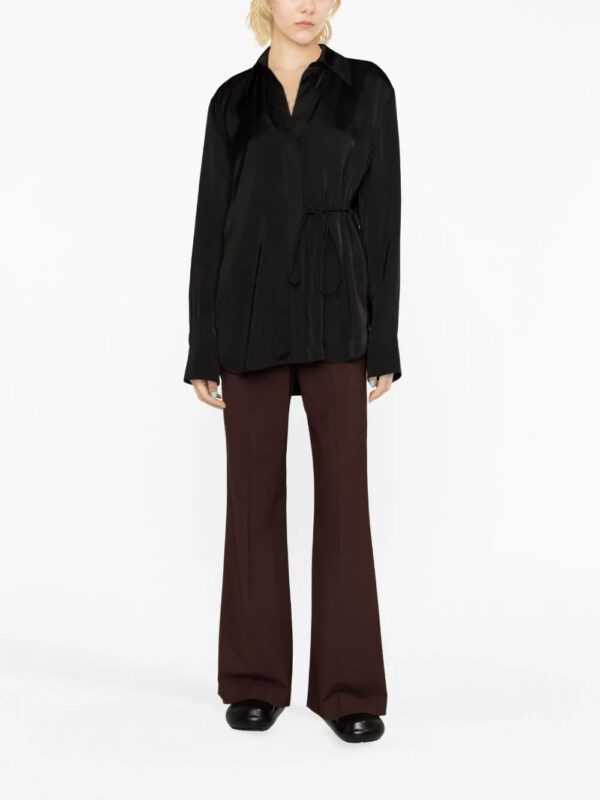 Jil Sander  tie-fastening wrap shirt - Image 2