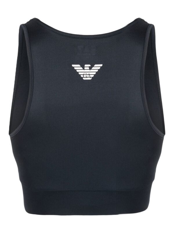 Ea7 Emporio Armani  logo print sports bra - Image 2