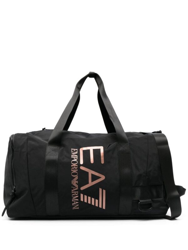Ea7 Emporio Armani logo-print luggage bag