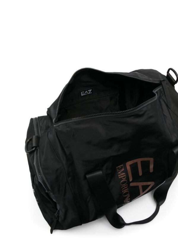 Ea7 Emporio Armani logo-print luggage bag - Image 4
