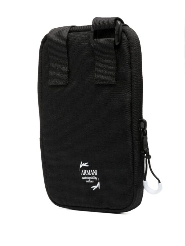 Ea7 Emporio Armani logo-print messenger bag - Image 3