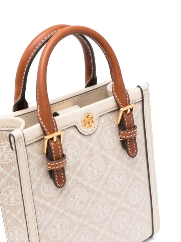 Tory Burch monogram-pattern print tote bag - Image 4
