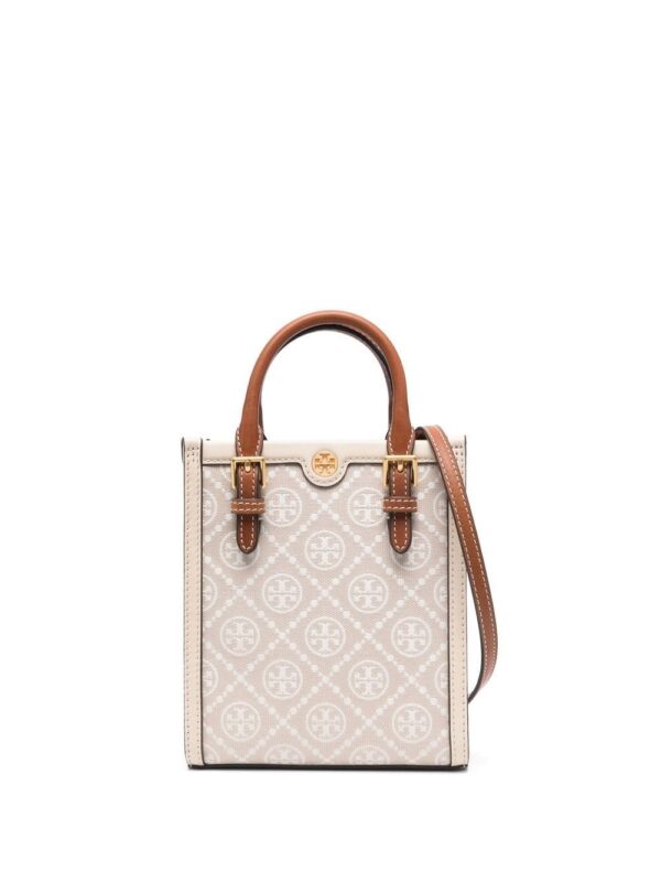 Tory Burch monogram-pattern print tote bag