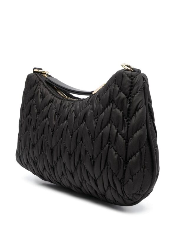 Versace Jeans Couture logo-plaque matelassé shoulder bag - Image 4