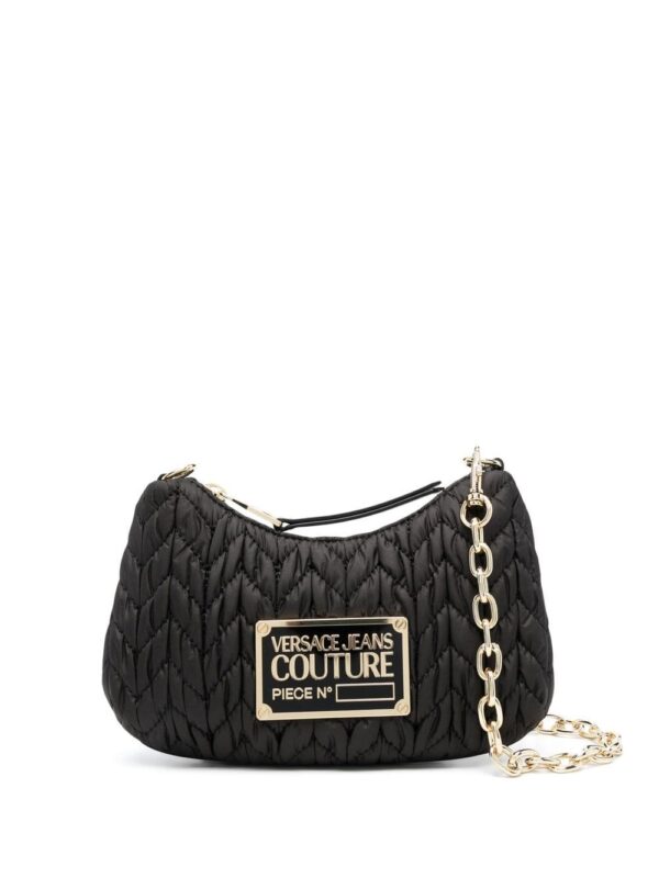 Versace Jeans Couture logo-plaque matelassé shoulder bag