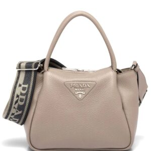 Prada  logo-lettering top-handle bag