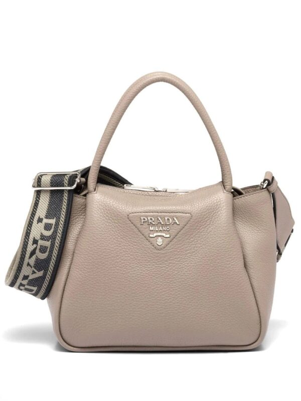 Prada  logo-lettering top-handle bag