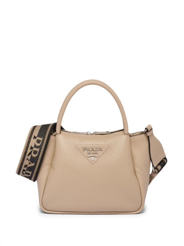 Prada  logo-lettering top-handle bag