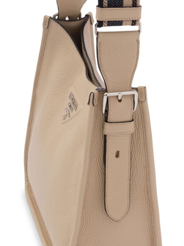 Prada  triangle-logo hobo shoulder bag - Image 5