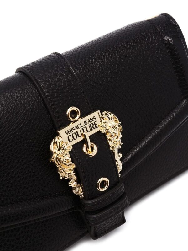 Versace Jeans Couture  logo-buckle crossbody bag