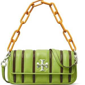 Tory Burch Kira Bombe striped shoulder bag