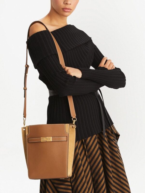 Tory Burch Lee Radziwill pebbled bucket bag - Image 2