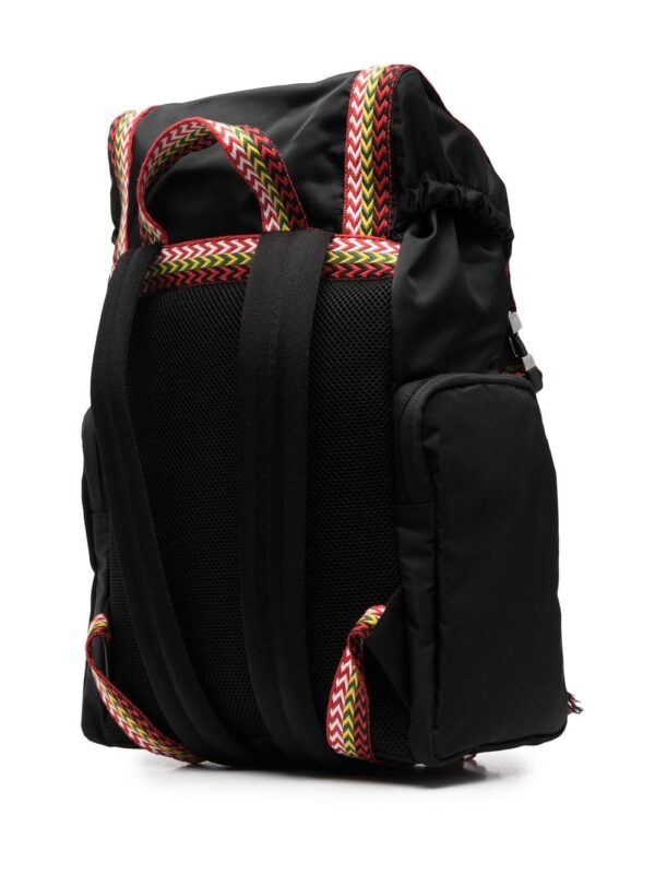 Lanvin Curb logo-patch backpack - Image 3