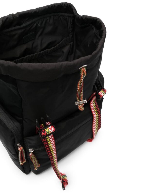 Lanvin Curb logo-patch backpack - Image 5