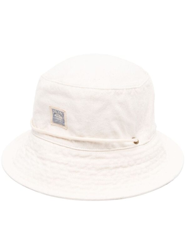 Polo Ralph Lauren logo-patch denim bucket hat