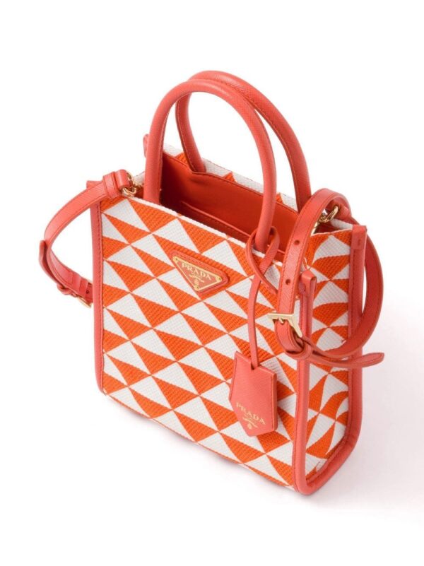 Prada Symbole embroidered mini bag - Image 5