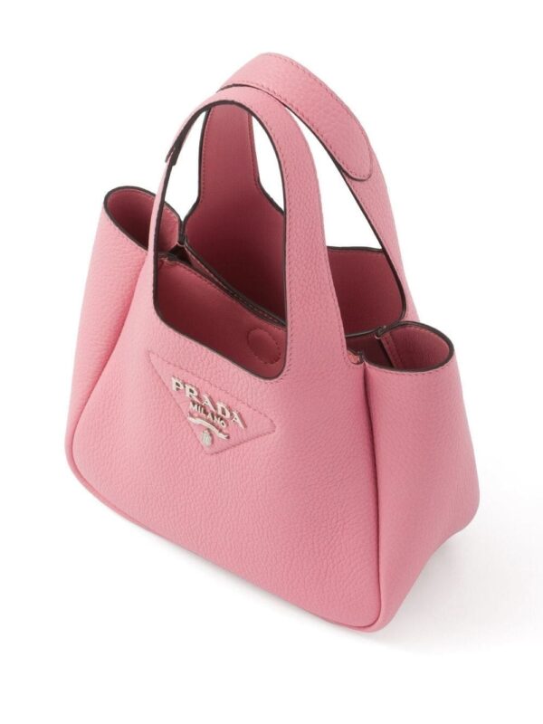 Prada logo-plaque tote bag - Image 4