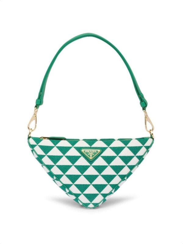 Prada embroidered jacquard mini bag
