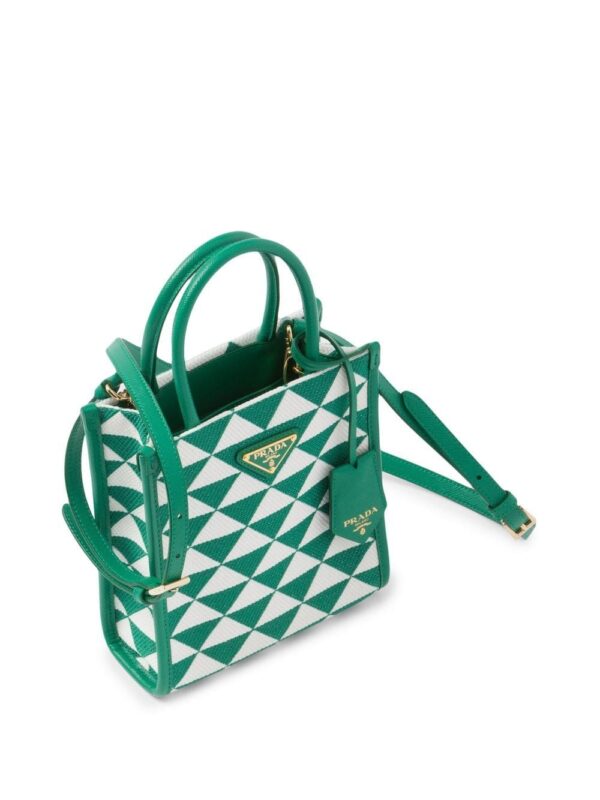 Prada Symbole embroidered mini bag - Image 5