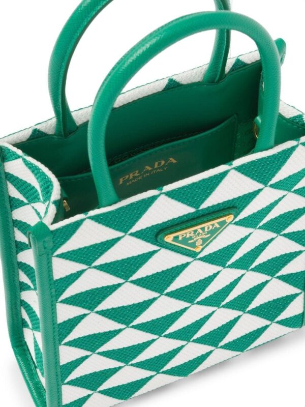 Prada Symbole embroidered mini bag - Image 4