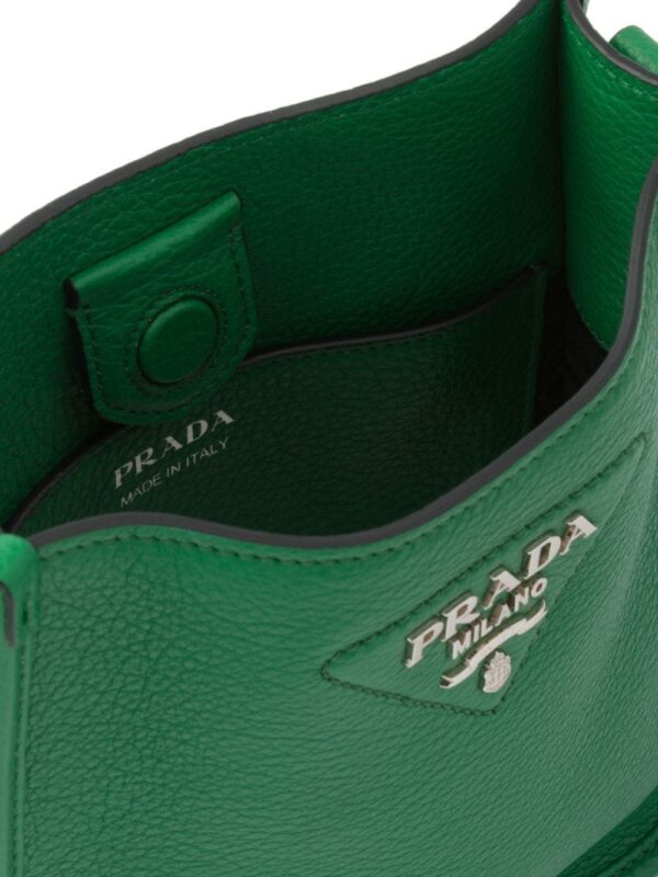 Prada  mini logo-plaque shoulder bag - Image 4