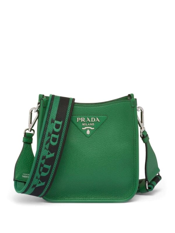Prada  mini logo-plaque shoulder bag