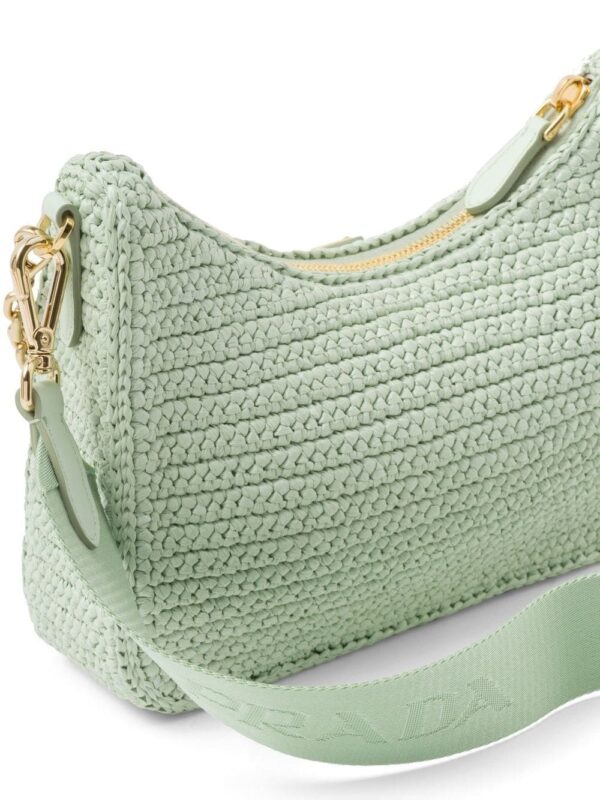 Prada Re-Edition 2005 crochet-knit shoulder bag - Image 5