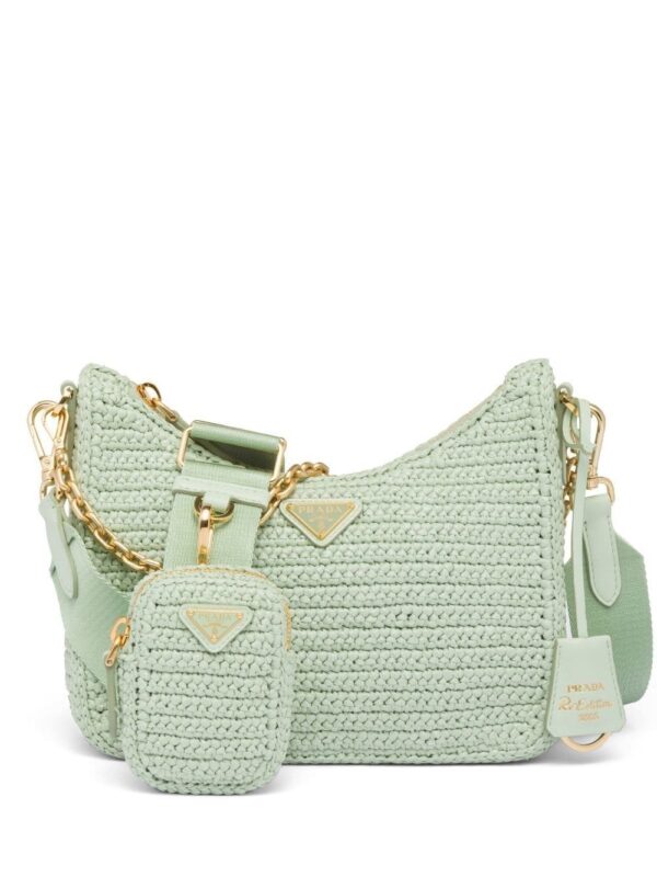 Prada Re-Edition 2005 crochet-knit shoulder bag
