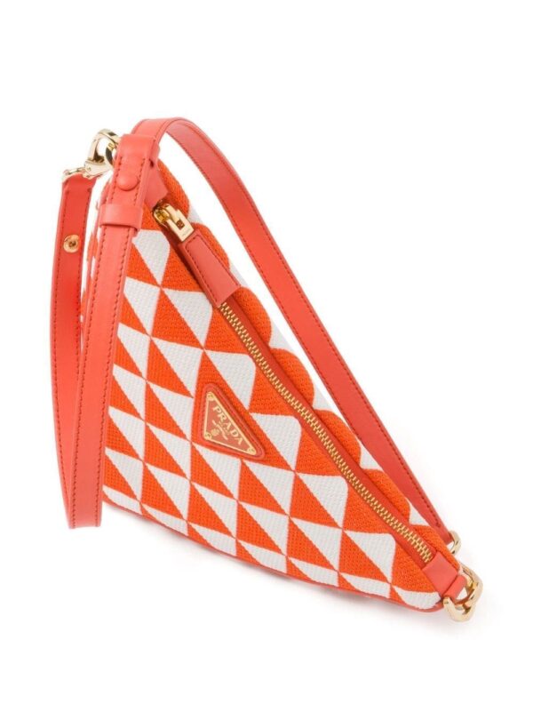 Prada embroidered jacquard mini bag - Image 4