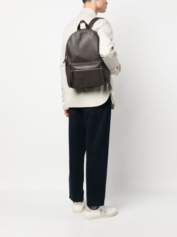 Orciani Micron grained-leather backpack - Image 2